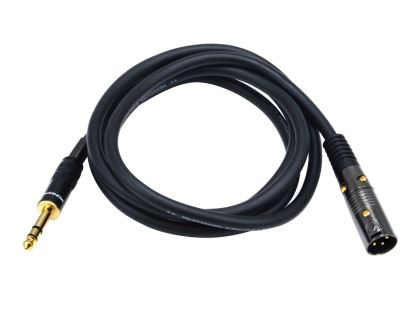 Monoprice 4761 audio cable 72" (1.83 m) XLR (3-pin) 6.35mm TRS Black1