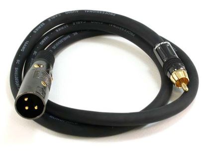 Monoprice 4776 audio cable 35.8" (0.91 m) RCA XLR Black1