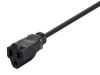 Monoprice 5297 power cable Black 23.6" (0.6 m) NEMA 5-15P NEMA 5-15R4