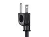 Monoprice 5297 power cable Black 23.6" (0.6 m) NEMA 5-15P NEMA 5-15R6
