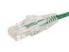 Monoprice 2ft. SlimRun Cat6 UTP networking cable Green 24" (0.61 m) U/UTP (UTP)3
