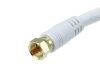 Monoprice 105360 coaxial cable 17.7" (0.45 m) F-Pin White2