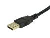 Monoprice 5431 USB cable 18.1" (0.46 m) USB 2.0 USB A Black3