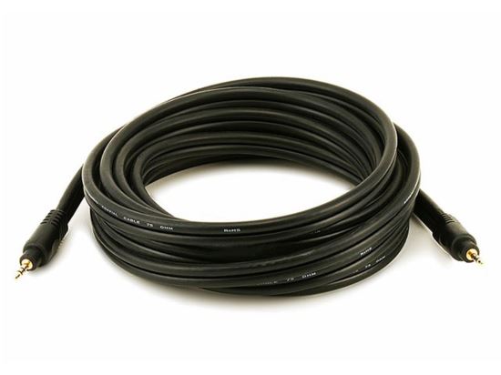 Monoprice 5579 audio cable 181.1" (4.6 m) 3.5mm TRS Black1