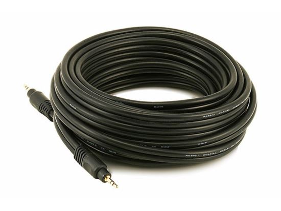 Monoprice 5581 audio cable 300" (7.62 m) 3.5mm TRS Black1