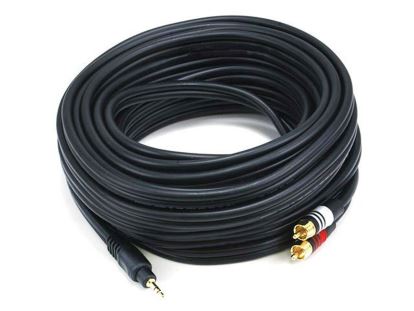 Monoprice 5602 audio cable 420.1" (10.7 m) 3.5mm 2 x RCA Black1