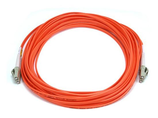 Monoprice 6352 fiber optic cable 393.7" (10 m) LC OM2 Multicolor, Orange1