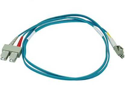 Monoprice 106390 fiber optic cable 39.4" (1 m) 2x LC 2x SC OFNR Blue1