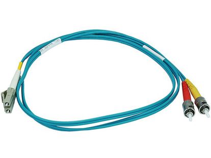 Monoprice 106395 fiber optic cable 39.4" (1 m) 2x LC 2x ST OFNR Blue1