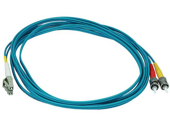 Monoprice 106397 fiber optic cable 118.1" (3 m) 2x LC 2x ST OFNR Blue1