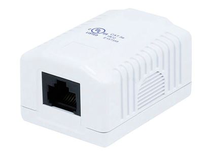 Monoprice 7090 network junction box Cat5e White1