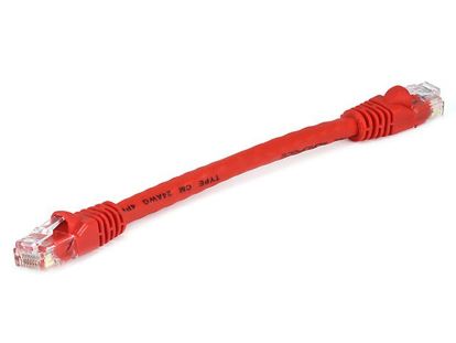 Monoprice CAT6 UTP CABLE_ 6-INCH RED networking cable 5.91" (0.15 m) U/UTP (UTP)1