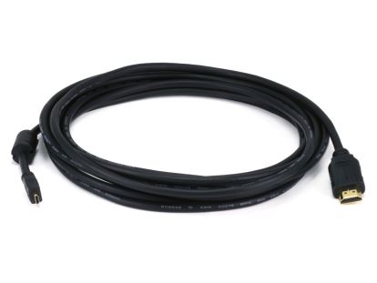 Monoprice 7559 HDMI cable 179.9" (4.57 m) HDMI Type A (Standard) HDMI Type D (Micro) Black1