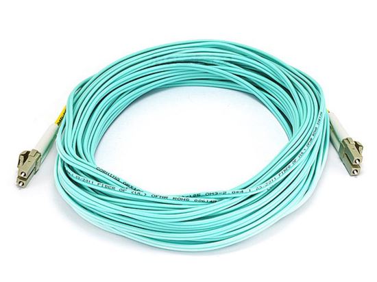 Monoprice 7622 fiber optic cable 590.6" (15 m) LC OFNR OM3 Multicolor, Turquoise1