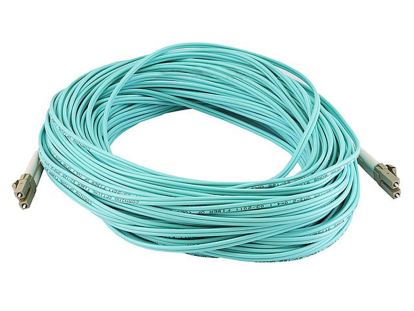 Monoprice 7625 fiber optic cable 1181.1" (30 m) LC OFNR OM3 Blue1