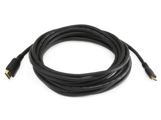 Monoprice HDMI/mini HDMI, 4.5 m HDMI cable 177.2" (4.5 m) HDMI Type A (Standard) HDMI Type C (Mini) Black1