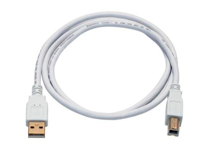 Monoprice 8615 USB cable 36" (0.914 m) USB 2.0 USB A USB B White1