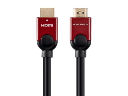 Monoprice 9303 HDMI cable 70.9" (1.8 m) HDMI Type A (Standard) Black, Red1