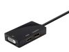 Monoprice 12744 video cable adapter Mini DisplayPort DisplayPort + DVI + HDMI Black3