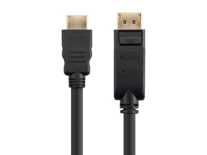 Monoprice 13370 video cable adapter 35.8" (0.91 m) DisplayPort HDMI Black1