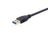 Monoprice 13749 USB cable 18.1" (0.46 m) USB 3.2 Gen 1 (3.1 Gen 1) USB A Black3