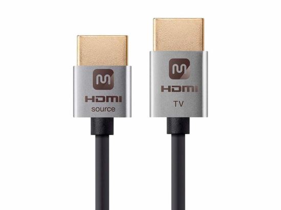 Monoprice 114197 HDMI cable 181.1" (4.6 m) HDMI Type A (Standard) Black, Silver1