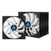 ARCTIC F12 Computer case Fan 4.72" (12 cm) Black, White 5 pc(s)2