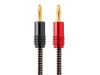 Monoprice 15519 audio cable 35.4" (0.9 m) Banana Black, Red1