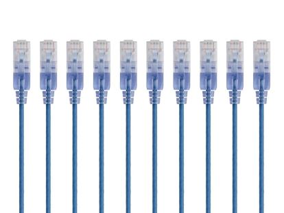 Monoprice 115154 networking cable Blue 35.8" (0.91 m) Cat6a U/UTP (UTP)1