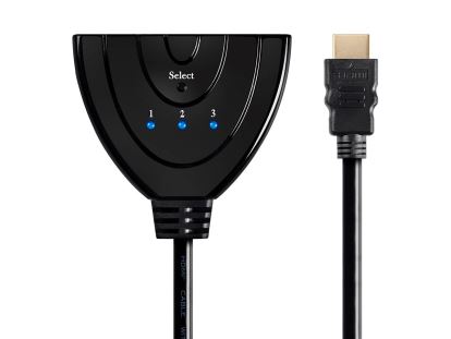 Monoprice 15251 HDMI cable HDMI Type A (Standard) 3 x HDMI Type A (Standard) Black1
