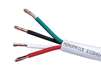 Monoprice 104037 audio cable 1200.8" (30.5 m) White1