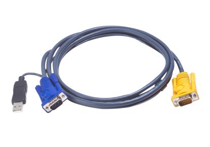 ATEN 2L-5202UP KVM cable Black 70.9" (1.8 m)1