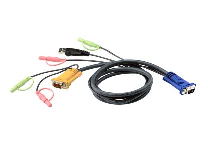 ATEN 2L-5305U KVM cable Black 196.9" (5 m)1