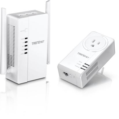 Trendnet TPL-430APK PowerLine network adapter Ethernet LAN Wi-Fi White1