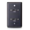 C2G 39879 wall plate/switch cover Black1