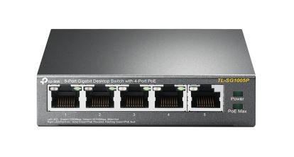 TP-Link TL-SG1005P Unmanaged Gigabit Ethernet (10/100/1000) Power over Ethernet (PoE) Black1