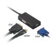 Siig LB-CD0014-S1 video cable adapter 5.91" (0.15 m) Mini DisplayPort VGA + HDMI + DVI Black6