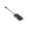 Siig LB-CD0014-S1 video cable adapter 5.91" (0.15 m) Mini DisplayPort VGA + HDMI + DVI Black7