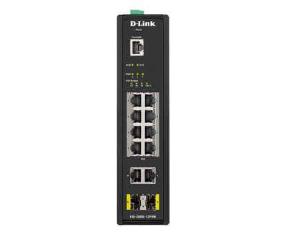 D-Link DIS-200G-12PSW network switch Managed L2 Gigabit Ethernet (10/100/1000) Power over Ethernet (PoE) Black1