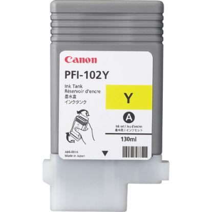 CANON PFI-102Y YELLOW INK TANK 130ML1