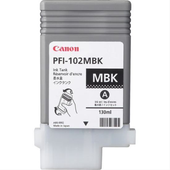 CANON PFI-102MBK MATTE BLACK INK 130ML1