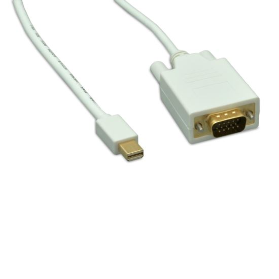 eNet Components VGAM-MDPM-WH-6F video cable adapter 70.9" (1.8 m) VGA (D-Sub) Mini DisplayPort White1