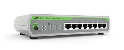 Allied Telesis AT-FS710/8E-60 Unmanaged Fast Ethernet (10/100) Power over Ethernet (PoE) Gray1