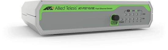 Allied Telesis FS710/5E Unmanaged Fast Ethernet (10/100) Green, Gray1