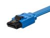 Monoprice 18" SATA III SATA cable 17.7" (0.45 m) Black, Blue2