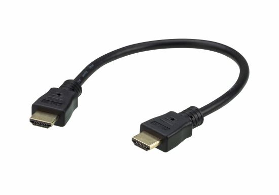 ATEN 2L-7DA3H HDMI cable 11.8" (0.3 m) HDMI Type A (Standard) Black, Gold1