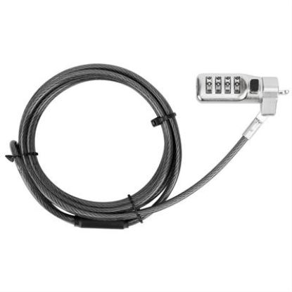 Targus DEFCON cable lock Black, Stainless steel 78.7" (2 m)1