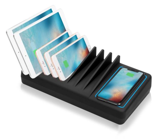 Siig AC-PW1H11-S1 charging station organizer Desktop mounted Black1