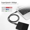 Siig CB-TC0E11-S1 USB cable 39.4" (1 m) USB 3.2 Gen 2 (3.1 Gen 2) USB C Black3