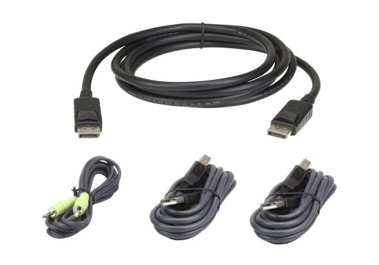 ATEN 2L-7D03UDPX4 KVM cable Black 118.1" (3 m)1